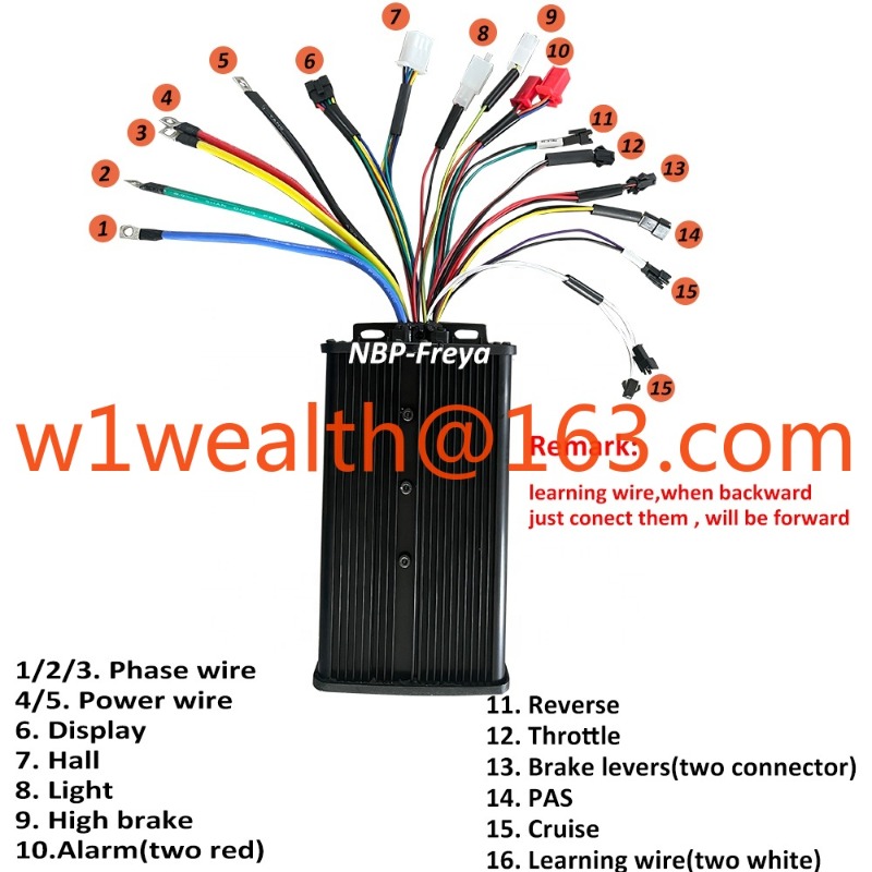 48V 52V 60V 72V 80A Sine Wave  - огляд і ціна Sine Wave Controller 48V 72V 80A