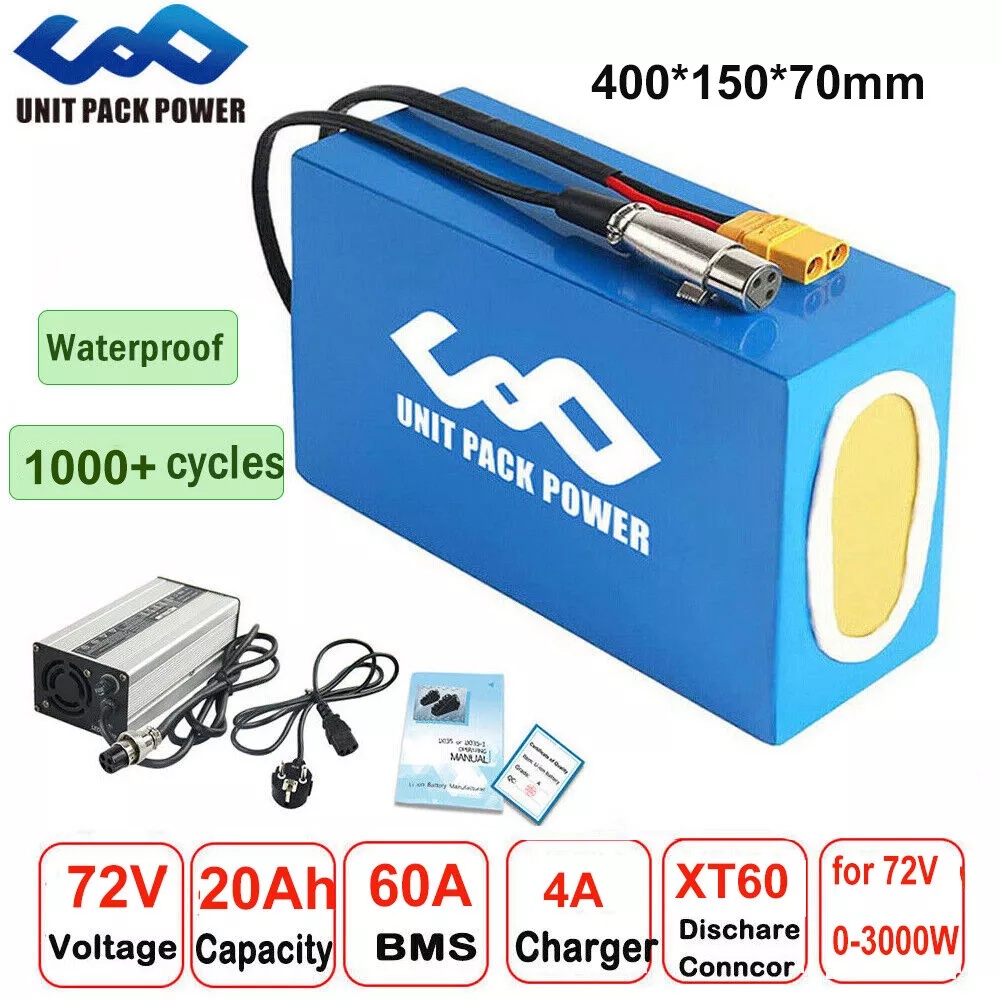 72V 40AH Ebike Battery Pack  2 - огляд і ціна Electric Bicycle Battery 72V 30Ah